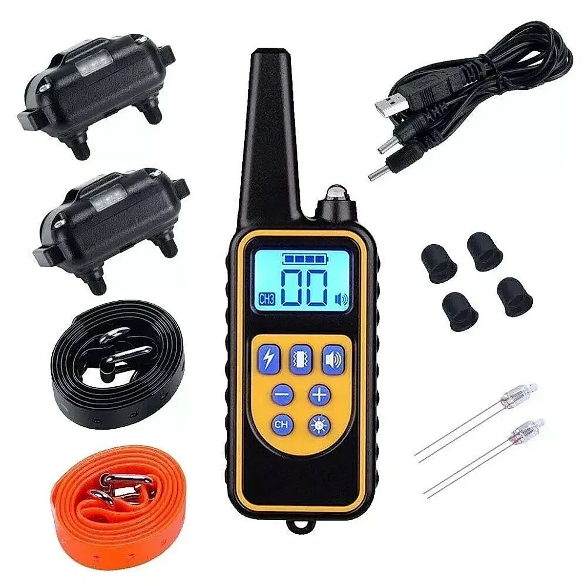 3000 FT Dog Training US Collar Rechargeable Remote Shock PET Waterproof Trainer - Image 3
