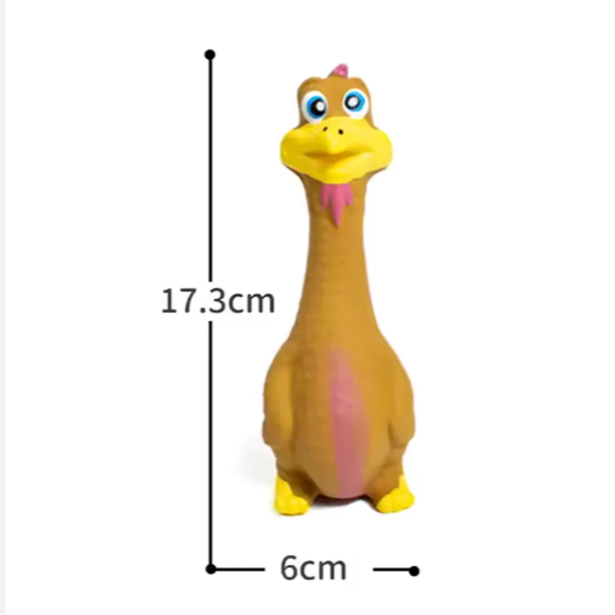 New Latex Interactive Dog Chew Toys Cute Duck Shape Squeaky Pet Dog Interactive - Image 7