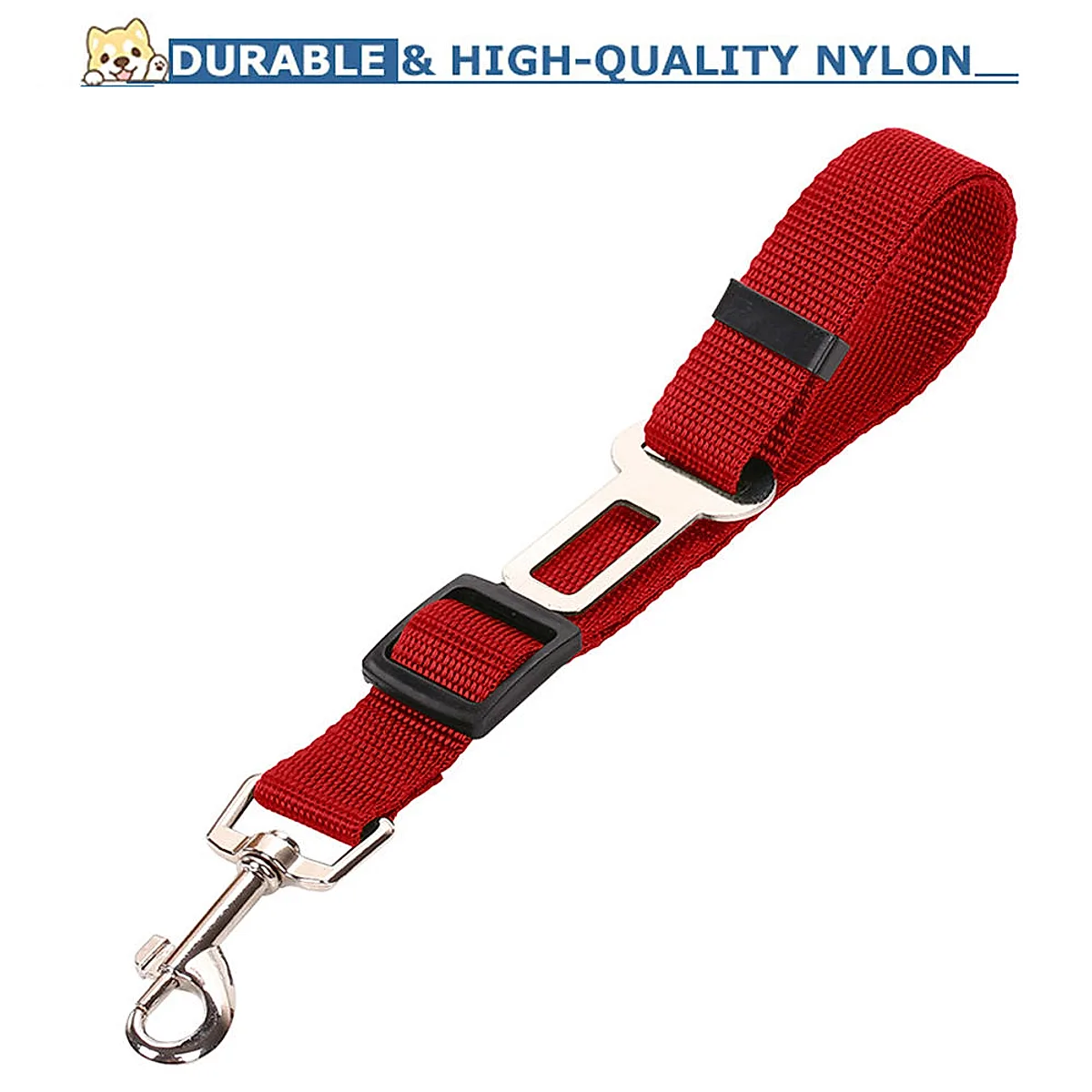 Pet Cat Dog Vehicle Leash Nylon Adjustable Car Seat Dog Safety Belt Pet Leashes