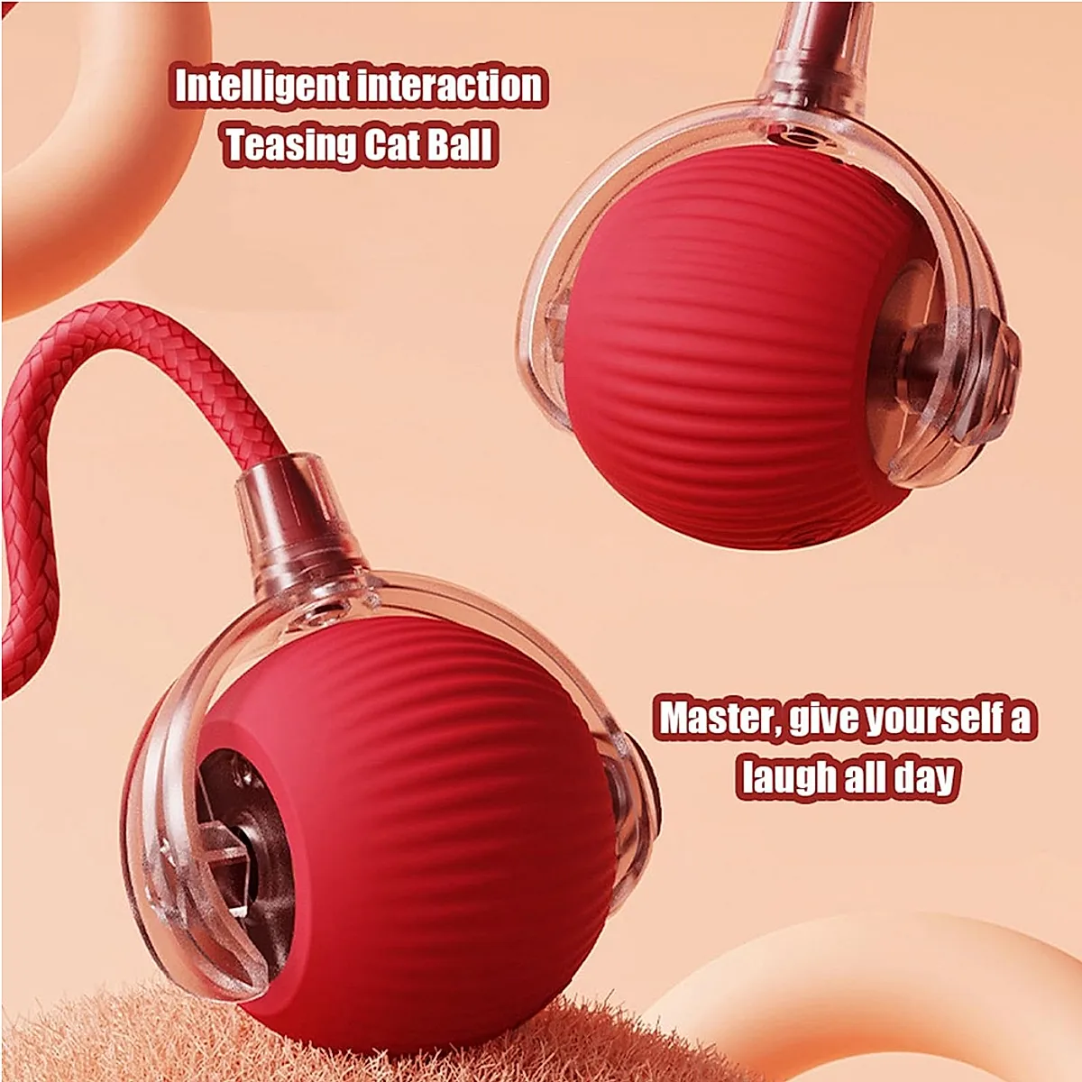 Interactive Rolling Cat Ball - Image 2