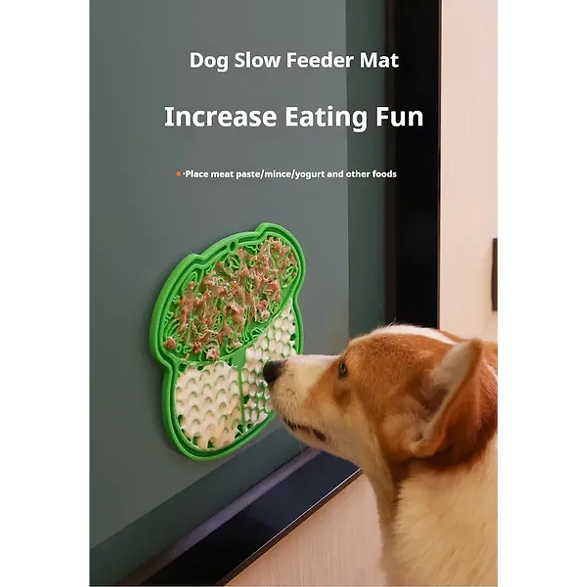 Lick Mat For Dogs And Cats Dog Slow Feeder Mat With Strong Suction