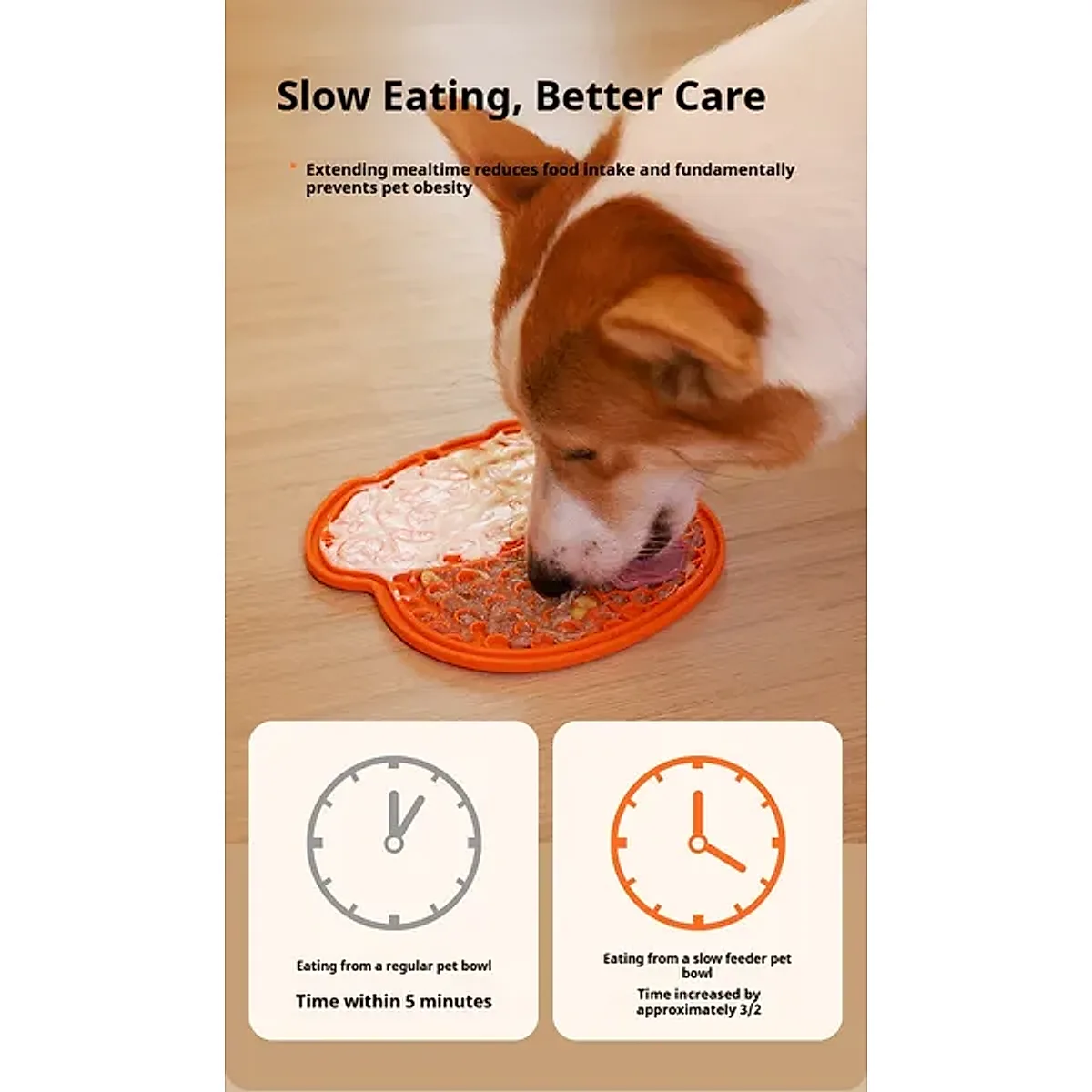 Lick Mat For Dogs And Cats Dog Slow Feeder Mat With Strong Suction - Image 2