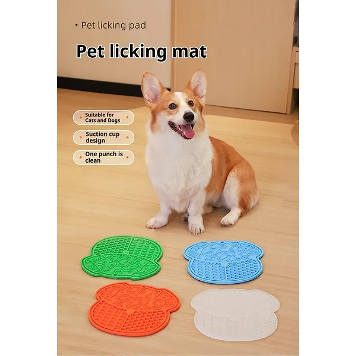 Lick Mat For Dogs And Cats Dog Slow Feeder Mat With Strong Suction - Image 8