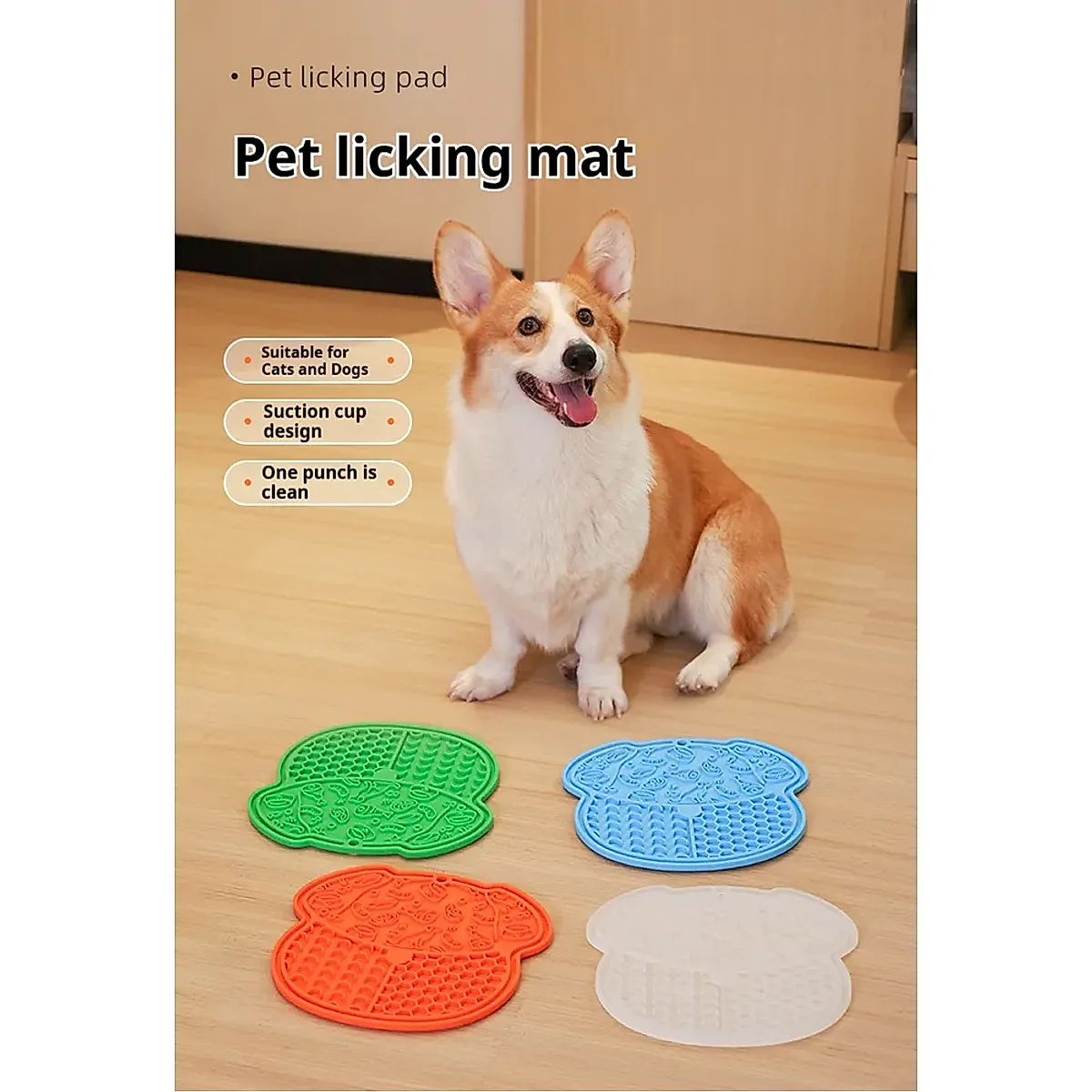 Lick Mat For Dogs And Cats Dog Slow Feeder Mat With Strong Suction - Image 10