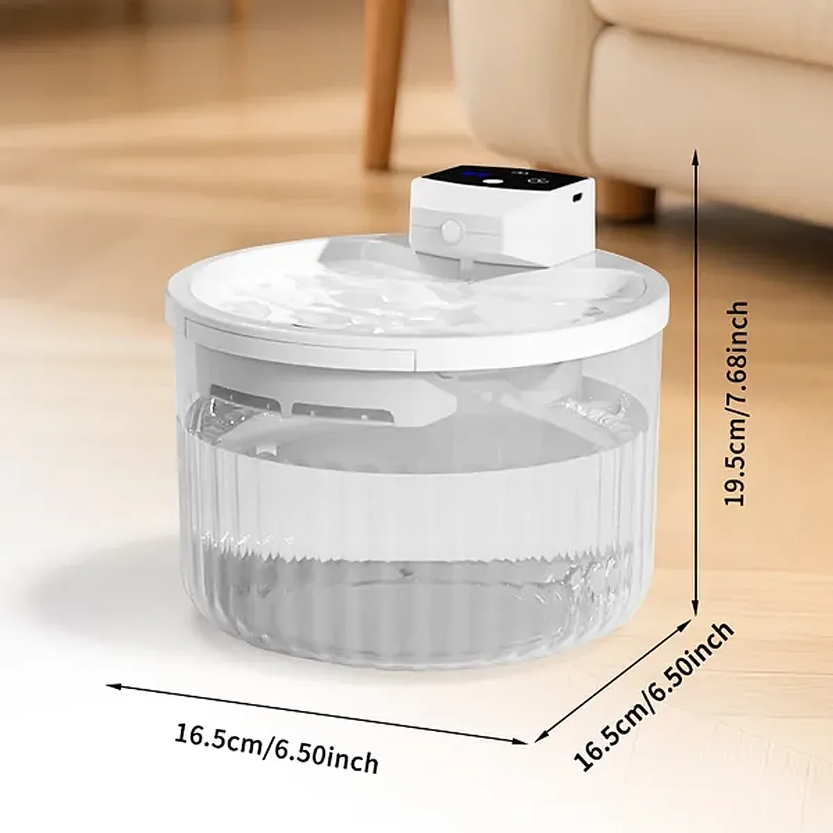 Pet Water Fountain, Large Capacity Automatic Cat Water Dispenser With No Daily - Image 5