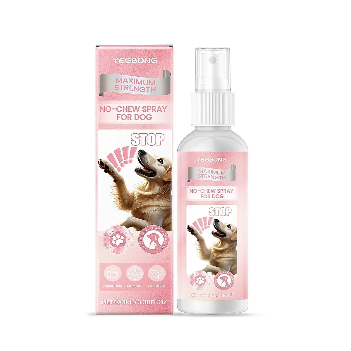 No Chew Spray For Dogs, Anti Chew Deterrent Spray To Stop Pets From Destroying