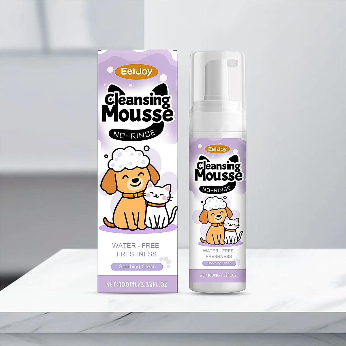 No-Rinse Pet Face Cleansing Mousse, 100 ml