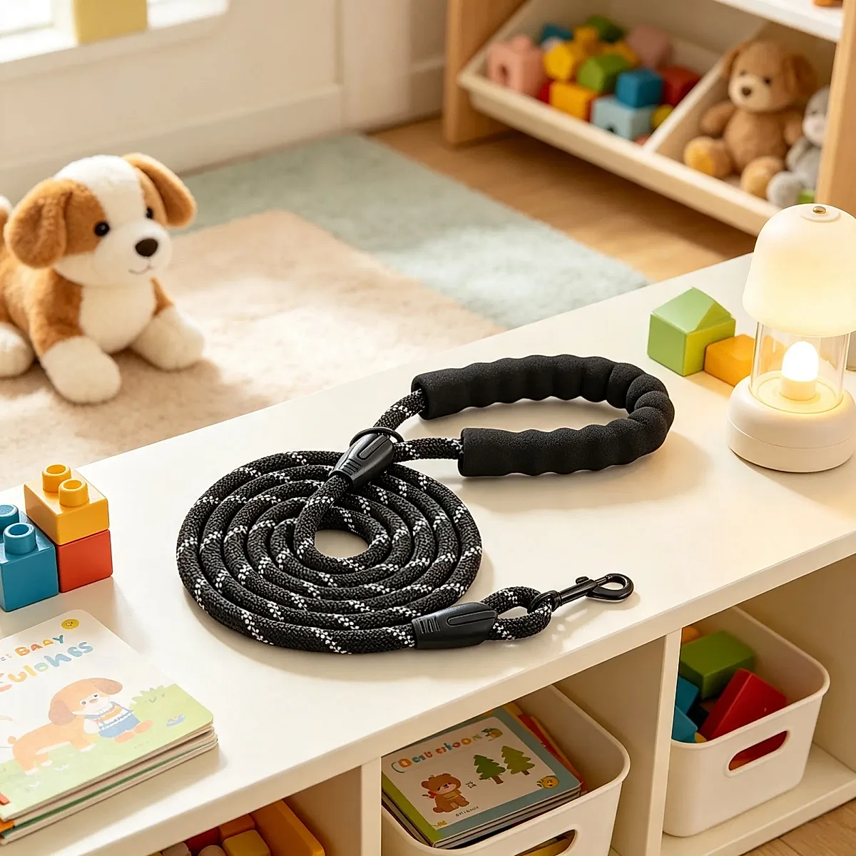 6ft Heavy Duty Dog Leash, Strong Nylon Rope Leash with Padded Handle & - Image 6