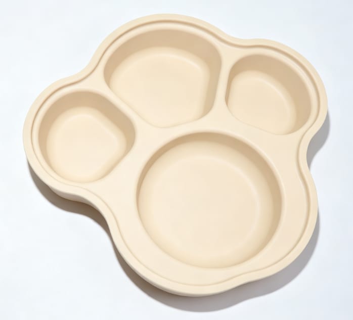 Cat Slow Feeder Mat - 4-Compartment Puzzle Bowl - Image 3