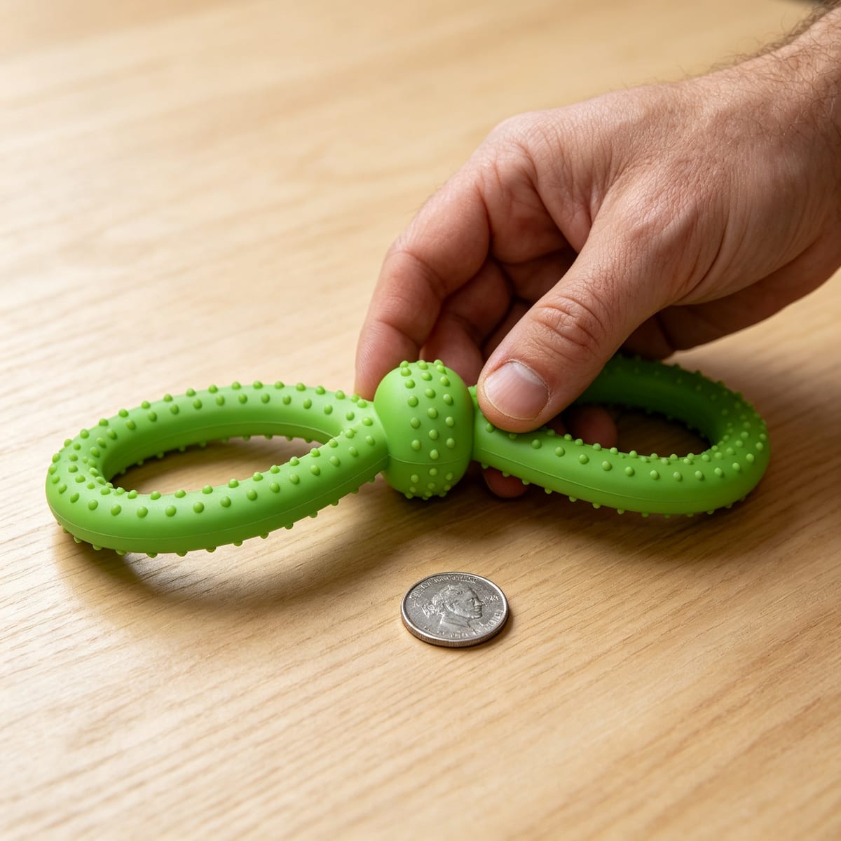 Dog Rubber Dental Chew Ring Toy - Teeth Cleaning - Image 5